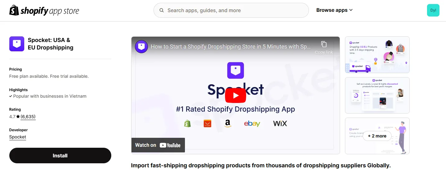 Option 2: Use Dropshipping Apps